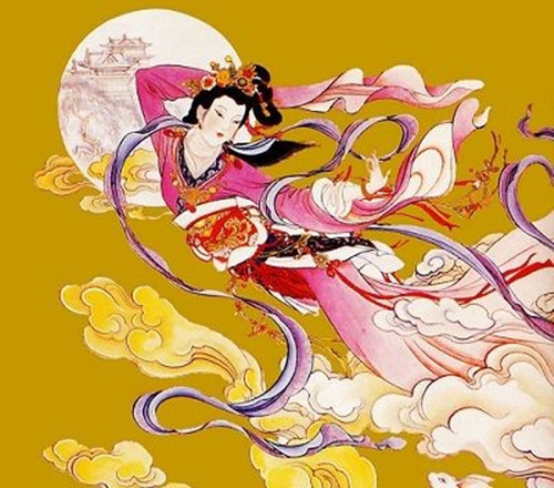 嫦娥奔月高清图片