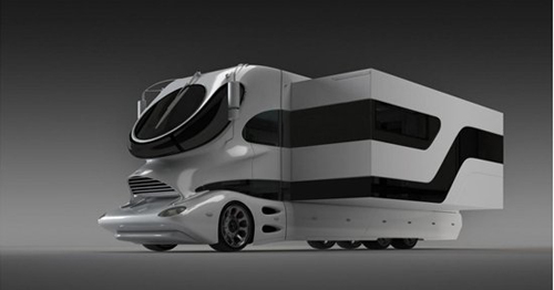 世界最贵房车开售 外形夸张像飞船 - 活力阅读