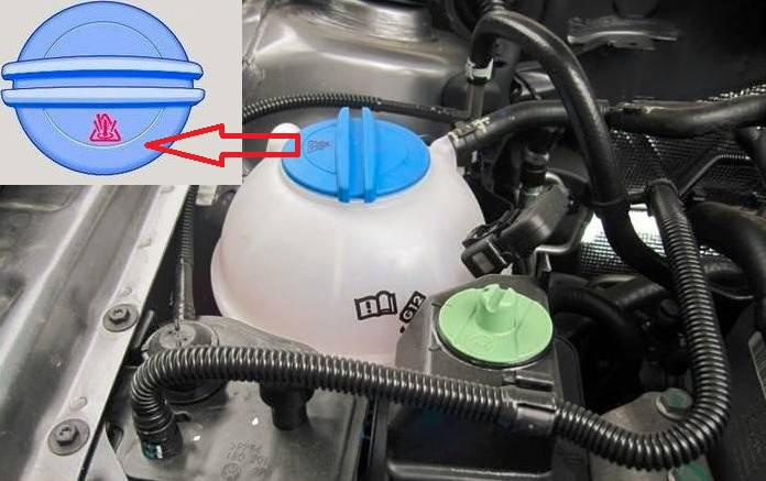 冷却液(也就是防冻液),不同车型的图标有差别,大体和汽车仪盘的
