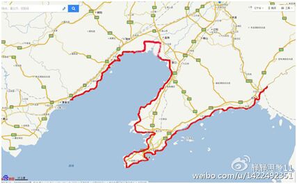 辽宁的滨海路西起葫芦岛市绥中县的万家,东至丹东境内的虎山长城,全长