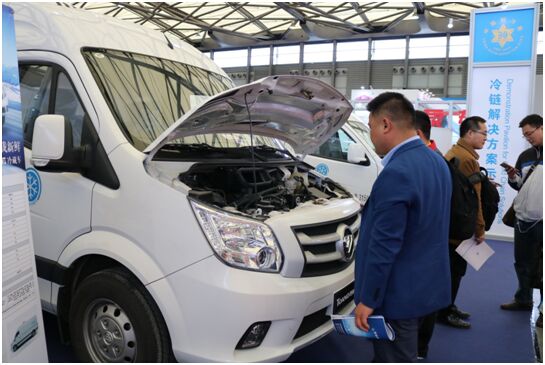 助力冷链物流发展福田图雅诺冷藏车亮相中国制