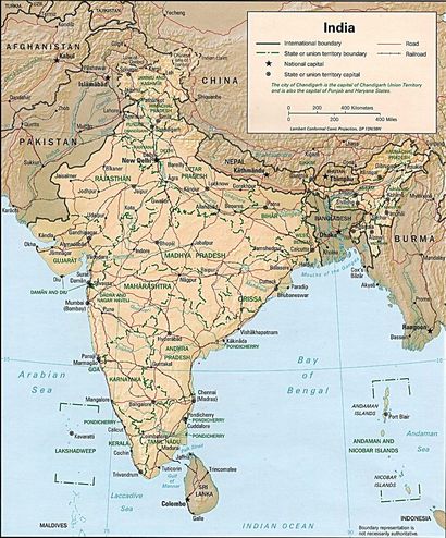 World's Largest Democracy map